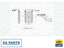 Heat Exchanger, interior heating for FIAT MAGNETI MARELLI 350218490000