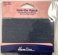 LARGE JEANS DENIM REPAIR PATCH