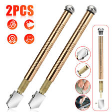 2Pcs Professional Glass Cutter Metal Carbide Precision Anti-Skid Cutting Tools
