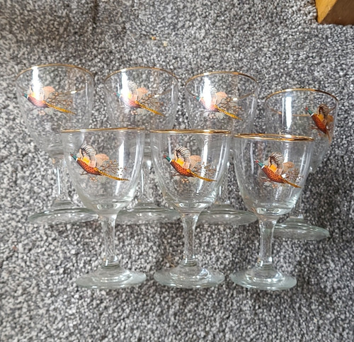 Set clear glass wine - 6,
