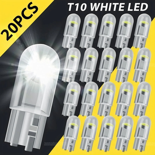 20x white t10 - t10, w5w
