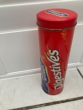 Retro Mcvities Digestives Biscuits Empty Storage Tin
