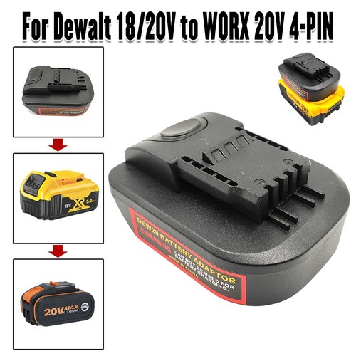 Battery adapter for dewalt - battery,