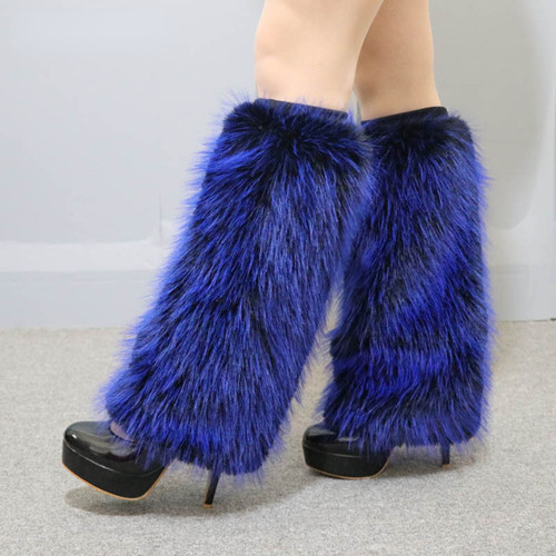 Lady faux fur - faux, leg