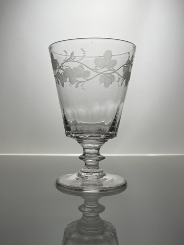 Antique georgian crystal glass - georgian,