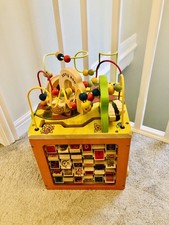 Child Wooden Activity Cube 