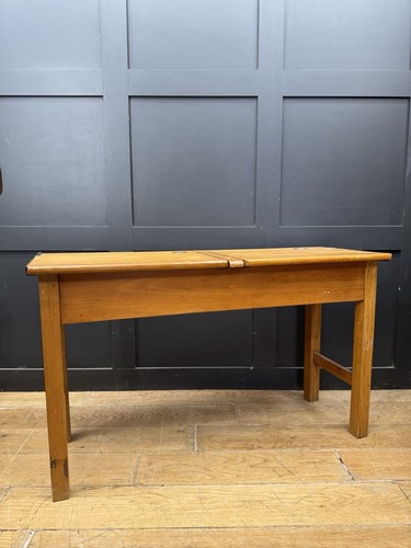 Vintage double school desk - vintage,