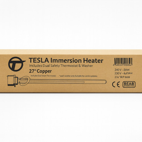 Copper immersion heater - 27",