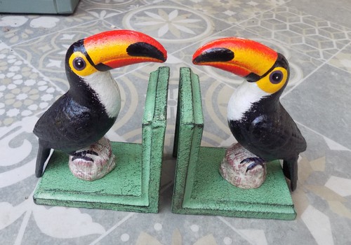 Guinness toucan cast - iron, pair