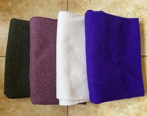Boiled wool fabric by the - fabric,