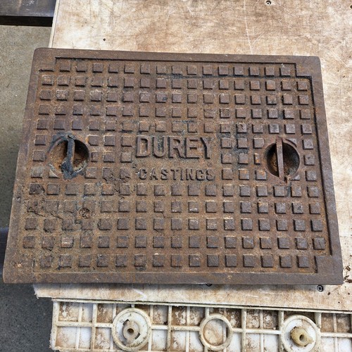 Reclaimed cast iron manhole - reclaimed,