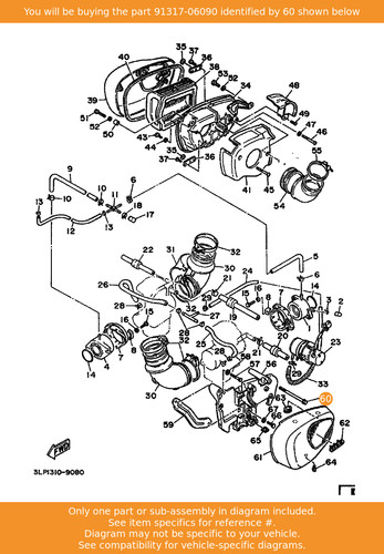 Yamaha bolt 91317 06090 - yamaha, 91317-06090