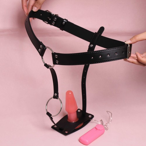 Male leather chastity - male,