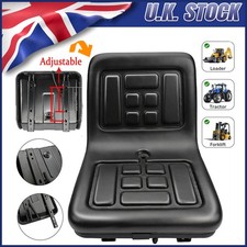 Waterproof Universal Tractor Seat Adjustable Forklift Digger Mower Dumper Seat 5