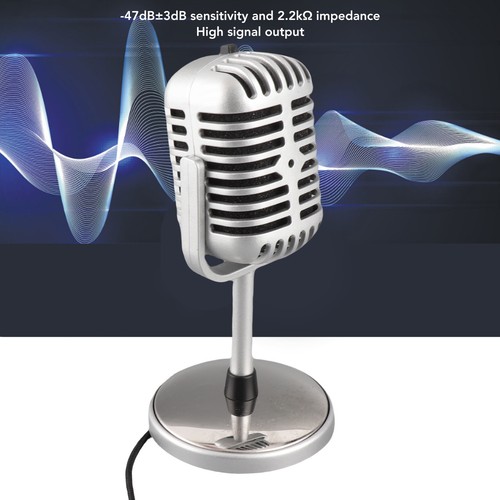 Vintage microphone clear sound - microphone,