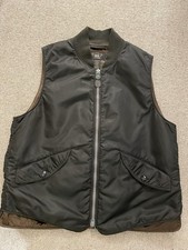 RRL Vest Double RL Black Flight Vest L