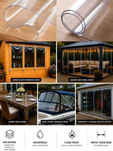 Clear super transparent pvc - clear,