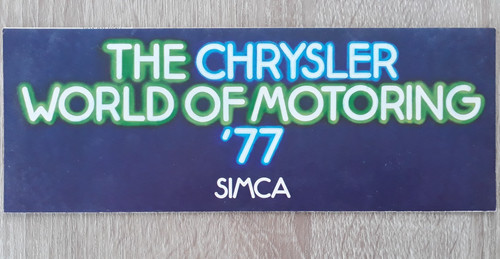 Simca range brochure - brochure,