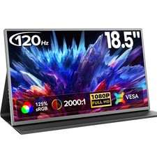 UPERFECT Portable Monitor 18.5" 120Hz Gaming Monitor 1920x1080 USB-C Screen