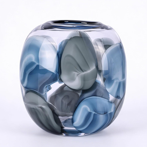 Hand blown blue - hand,