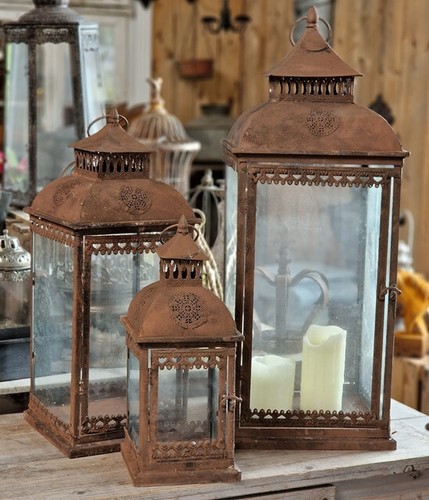 Set lanterns candle - set, of