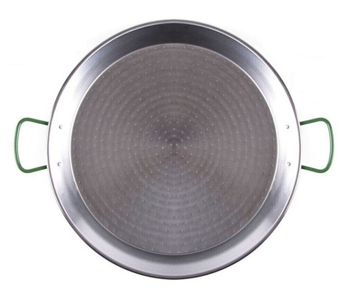 Paella pan polished steel 36cm - polished,