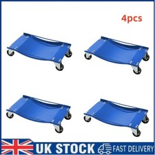 4PC Car Wheel Dollies Car Skates Van Positioning Garage Jack 450kg Per Dolly NEW