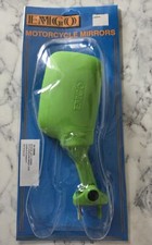 NOS KAWASAKI ZX600 750 EX500 EMGO RIGHT HAND GREEN MIRROR 20-29696