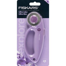 Fiskars Designer Loop Rotary Cutter 45mm-Ultra Lilac - 1066452