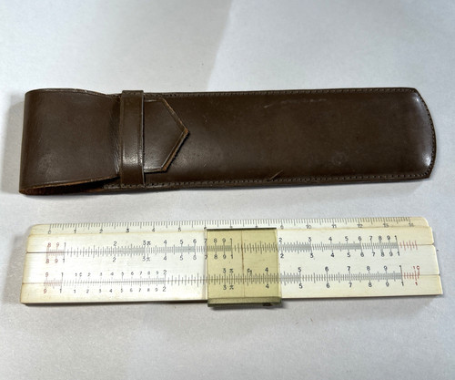 Early pocket slide rule - pocket,
