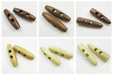 WOODEN DUFFLE BUTTONS 40mm