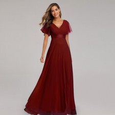 New Evening Formal Party Ball Gown Prom Bridesmaid Show Host Long Dress UK 6-24