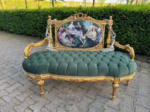 Sofa settee french louis - sofa,