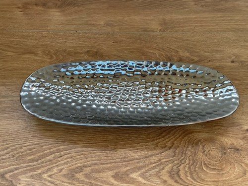 Large hammered effect candle - large,