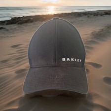 Oakley Software Vintage Trucker Hat Skater Gorpcore Cap Black Faded Snapback 