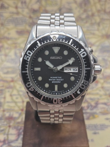 Seiko kinetic mens watch - seiko,