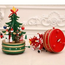 1pc Handcrafted Wood Wind-Up