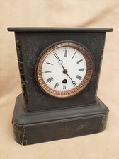 ANTIQUE FRENCH BLACK SLATE