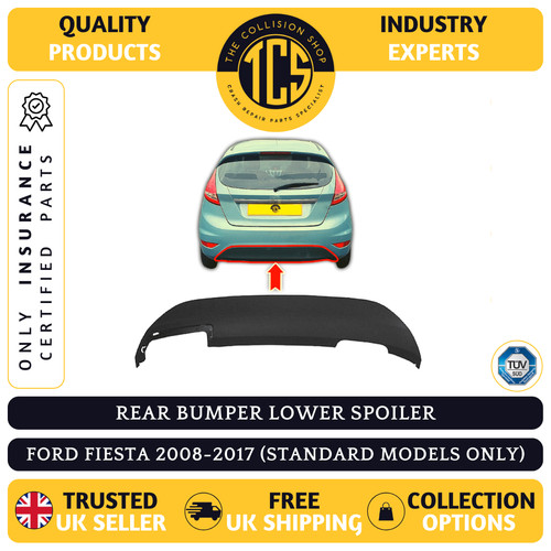 Rear bumper lower spoiler - rear,