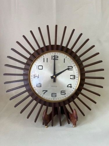 Vintage westclox sunburst - vintage,