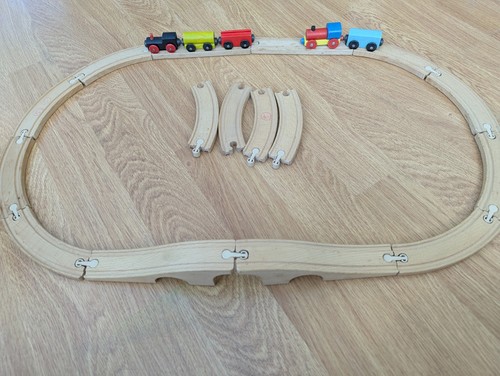 Wooden train set bundle - train,