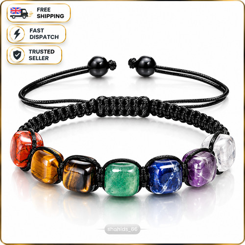 Reiki chakra crystal bracelet - reiki,