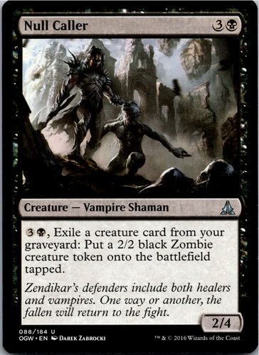 Null caller oath - oath, of