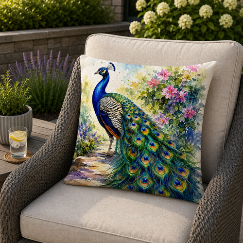 Luxury peacock faux - peacock, suede