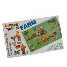 VGC Vintage Fuzzy Felt Farm