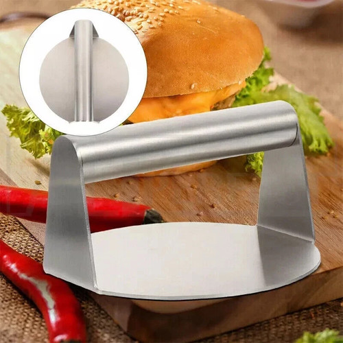 Stainless steel burger - stainless, press