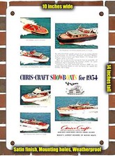 Metal Sign - 1954 Chris Craft Showboats for 1954 - 10x14 Inches