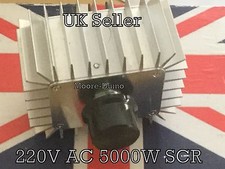 220V AC 5000W SCR Voltage Regulator Motor Speed Control Lamp Dimmer Thermostat