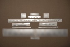 Stickers for YZF R6 matte silver decals set graphics 600 satin grey