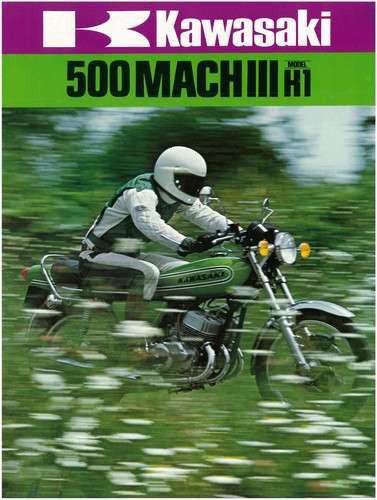Kawasaki brochure h1d 500 - kawasaki, h1